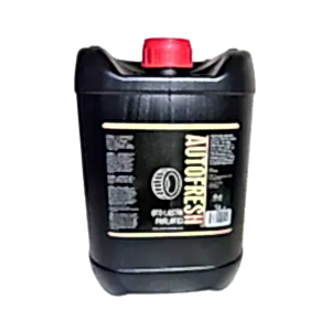 Autofresh lastik parlatıcı, 5 litre, uygulama süngeri ve folyolu kapak ile araç lastiklerini temizler ve parlatır.