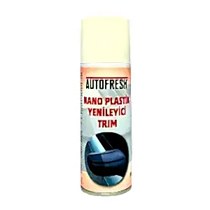 Autofresh oto nano plastik yenileyici sprey, 200 ml, plastik yüzeyler için parlatıcı ve onarıcı kaplama.