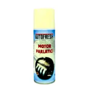 Autofresh susuz motor parlatıcı sprey, 200 ml, motor ve metal aksamlar için etkili temizlik ve parlaklık sağlayan oto bakım ürünü.