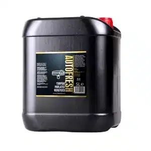 Autofresh torpido parlatıcı, 5 litre, mikrofiber bez hediyeli, araç içi torpido ve konsol bakım ürünü.